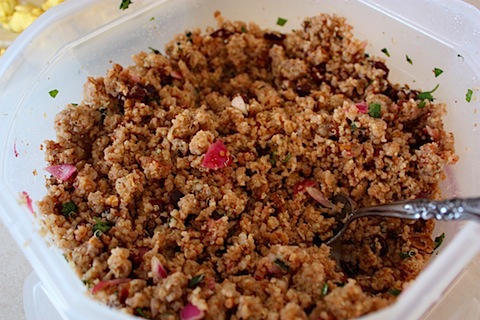 Quinoa salad with Buckwheat and Cranberries