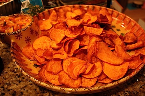 homemade sweet potato chips.JPG