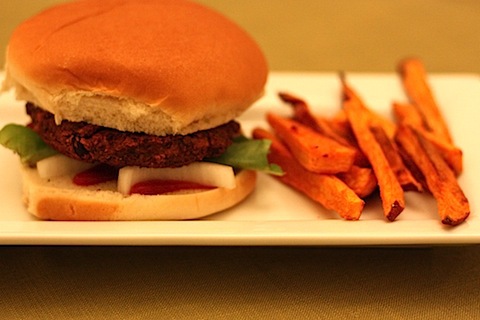 black bean and sweet potato burger.JPG