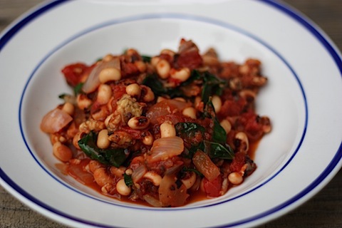 Black Eyed Peas with Tomatoes and Greens.JPG