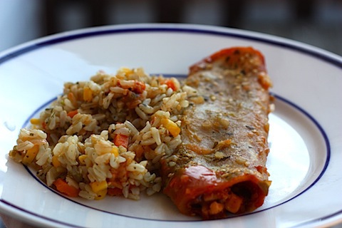 Light & Lean Black Bean & Cheese Enchiladas2.JPG