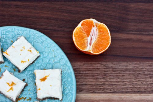 Skinny Clementine Cheesecake Bites