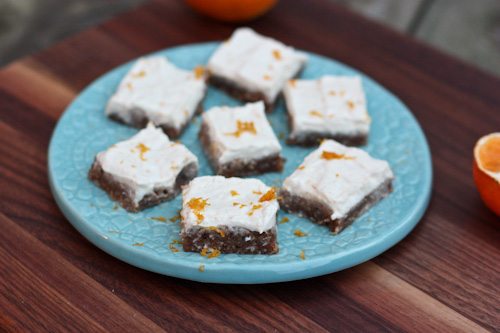 Skinny Clementine Cheesecake Bites