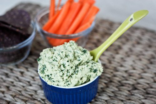Healthy Super Bowl Vegan Spinach Dip