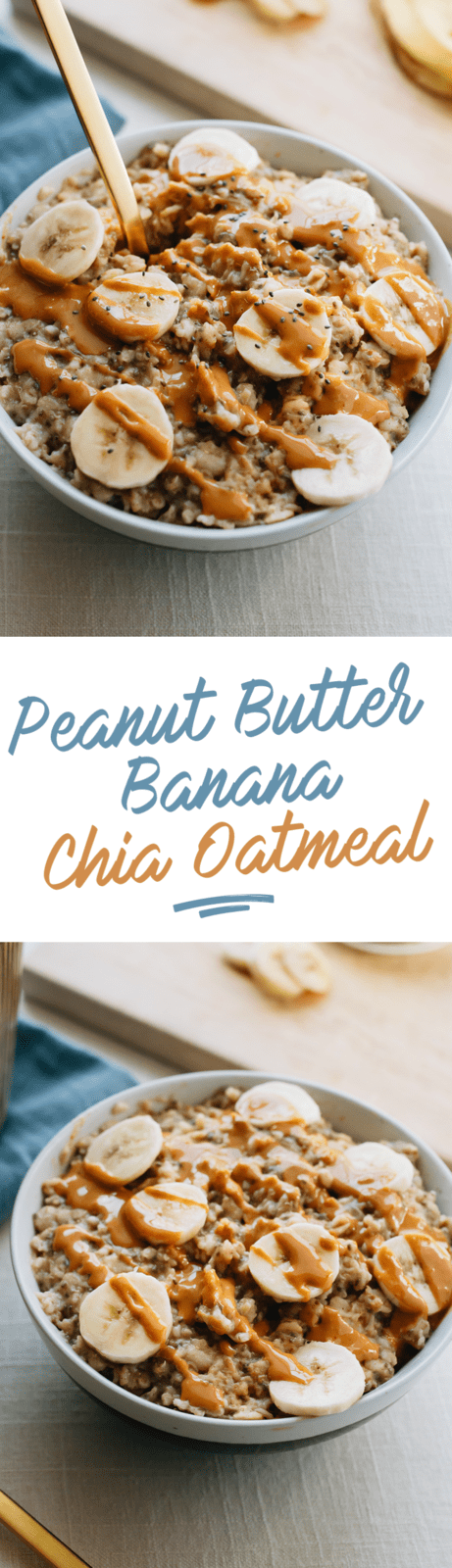 The ultimate healthy breakfast recipe, this peanut butter banana oatmeal is creamy, voluminous and will keep you full all morning long! The ultimate healthy breakfast recipe, this peanut butter banana oatmeal is creamy, voluminous and will keep you full all morning long!