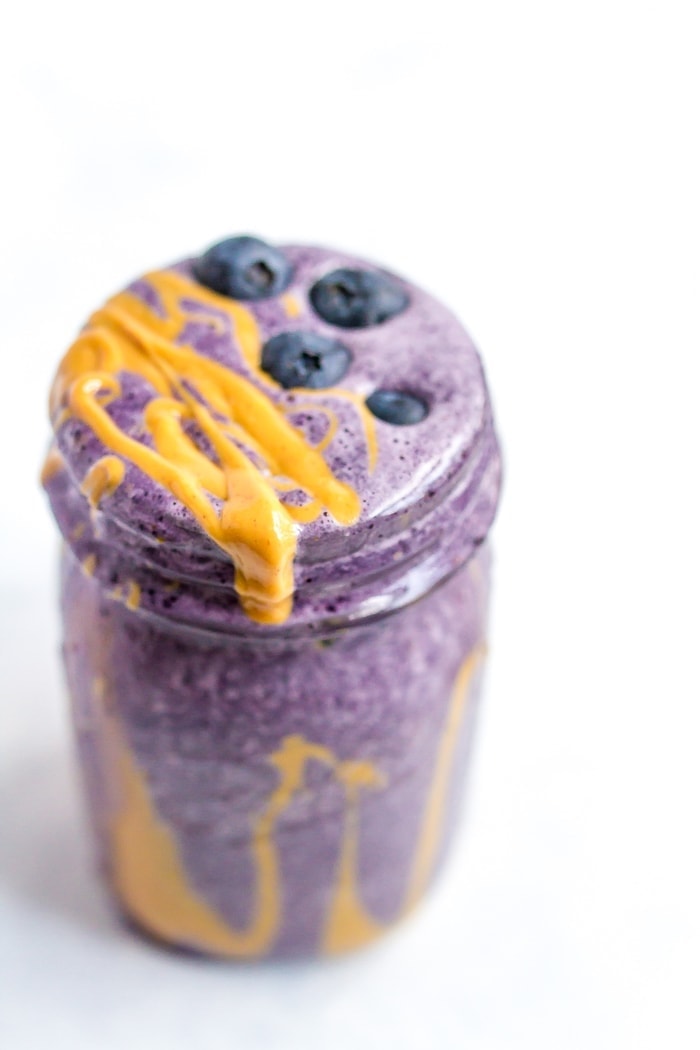 PEANUT BUTTER AND JELLY SMOOTHIE PEANUT BUTTER AND JELLY SMOOTHIE