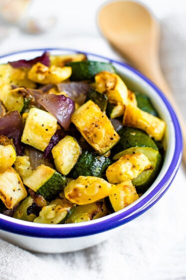 Roasted Summer Squash and Zucchini