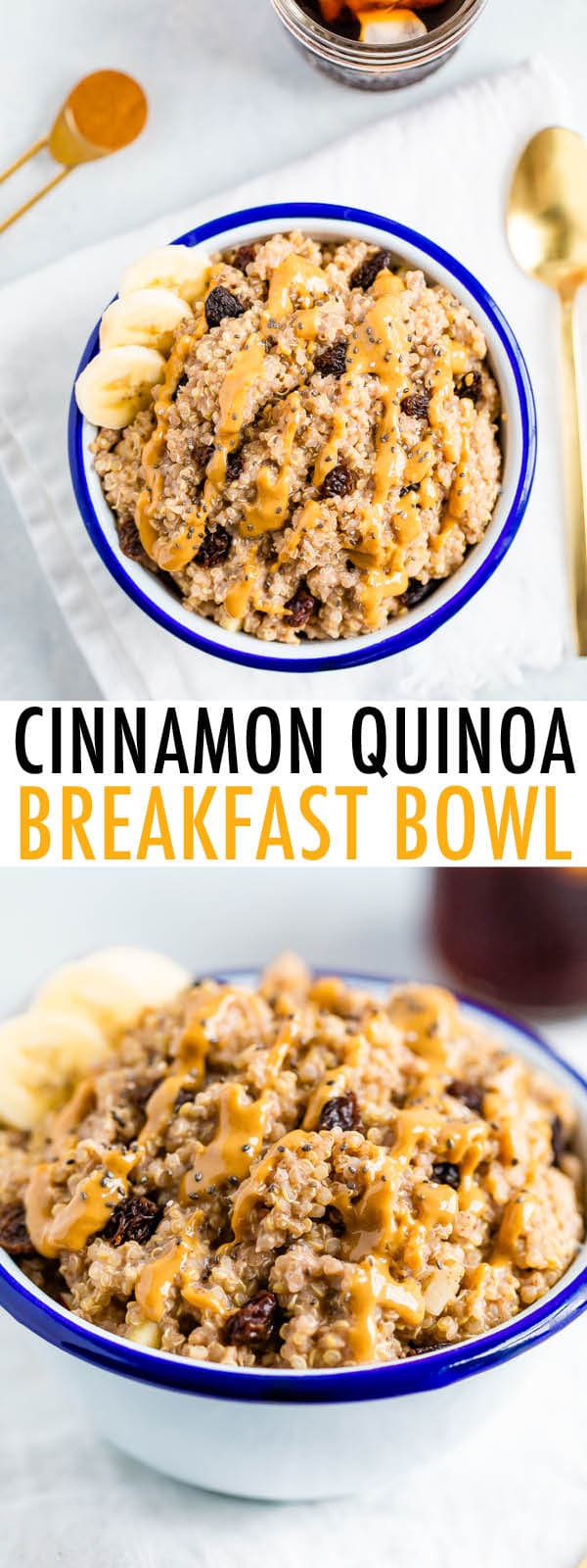 Cinnamon Quinoa Breakfast Bowl Eating Bird Food