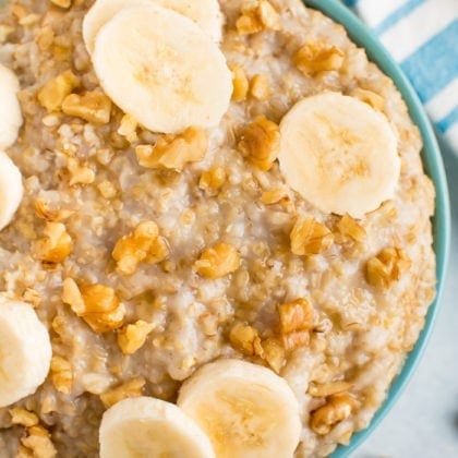 Creamy Steel Cut Oats