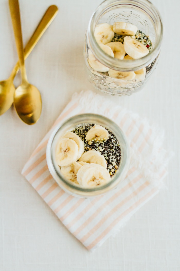 Cereal lovers rejoice! This healthy superfood cereal is loaded with nutrient-dense foods, plus it's gluten free, has no added sugars and packs a nice punch of omega-3s and protein. Put the cereal in a mason jar for easy transport when you need a quick on-the-go breakfast!