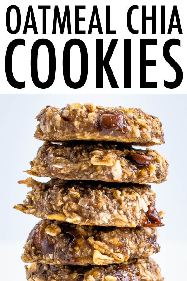 Oatmeal Chia Cookies Eating Bird Food