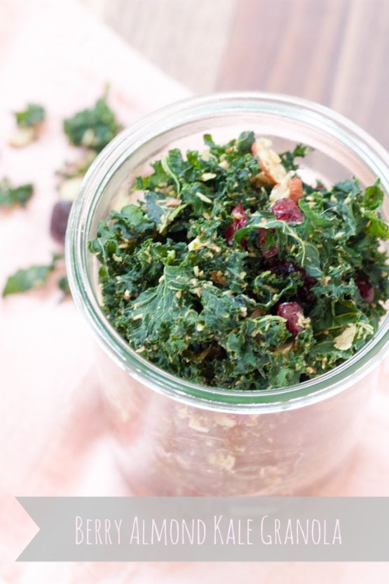 Berry Almond Kale Granola.