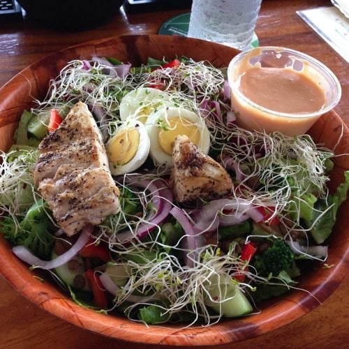 salad from Cane Bay