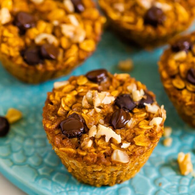 Easy Baked Pumpkin Oatmeal Cups Eating Bird Food
