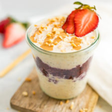 Peanut Butter &amp; Jelly Overnight Oats-image