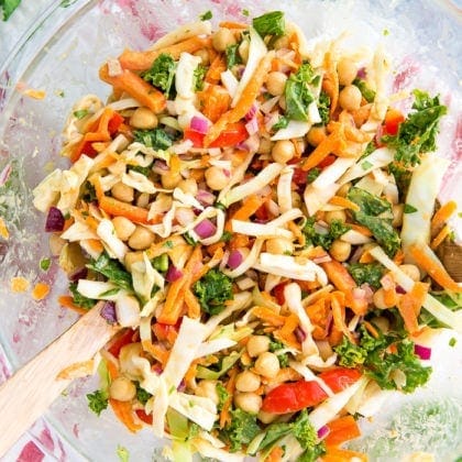Kale & Cabbage Pad Thai Salad