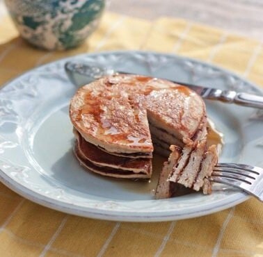 Protein peanut butter pancakes.