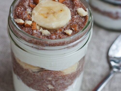 Banana Nut Teff Parfait Eating Bird Food