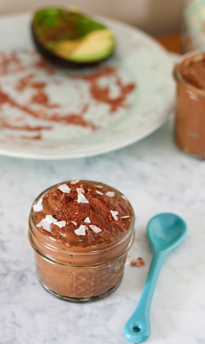 Chocolate Avocado Pudding (with a hint of coconut) Eating Bird Food