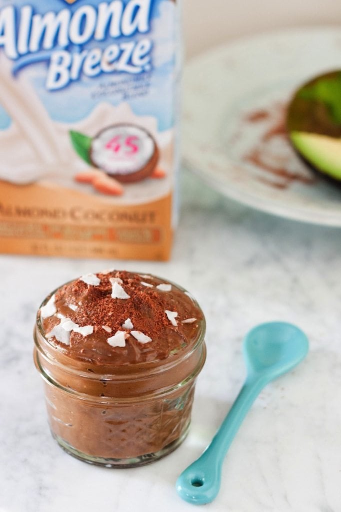 Chocolate Avocado Pudding (with a hint of coconut) Eating Bird Food