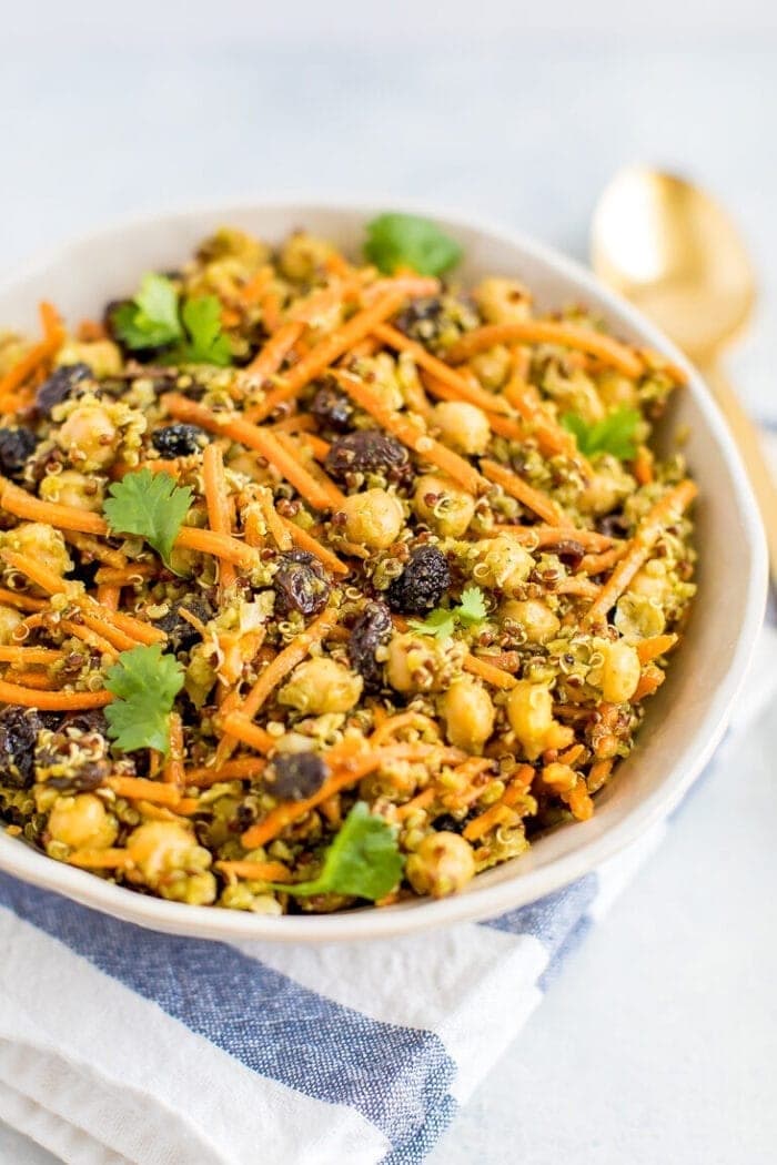 Carrot Raisin Quinoa Salad Eating Bird Food