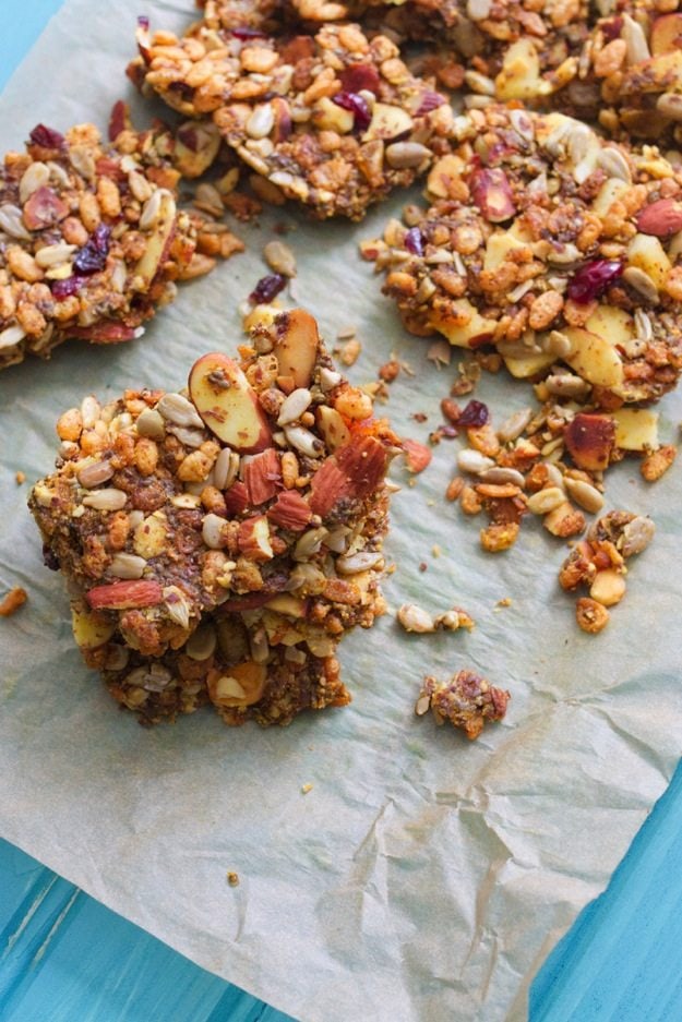 Curried Almond Granola Bars