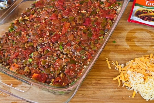 Sweet Potato Quinoa Fiesta Bake