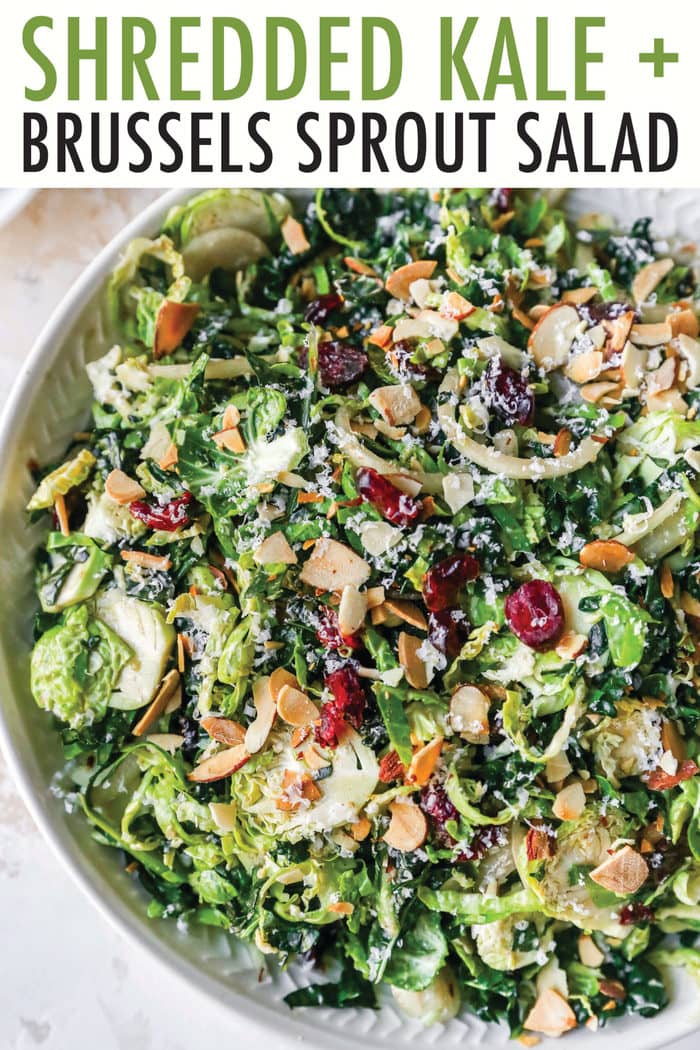 Kale and Brussels Sprout Salad Eating Bird Food