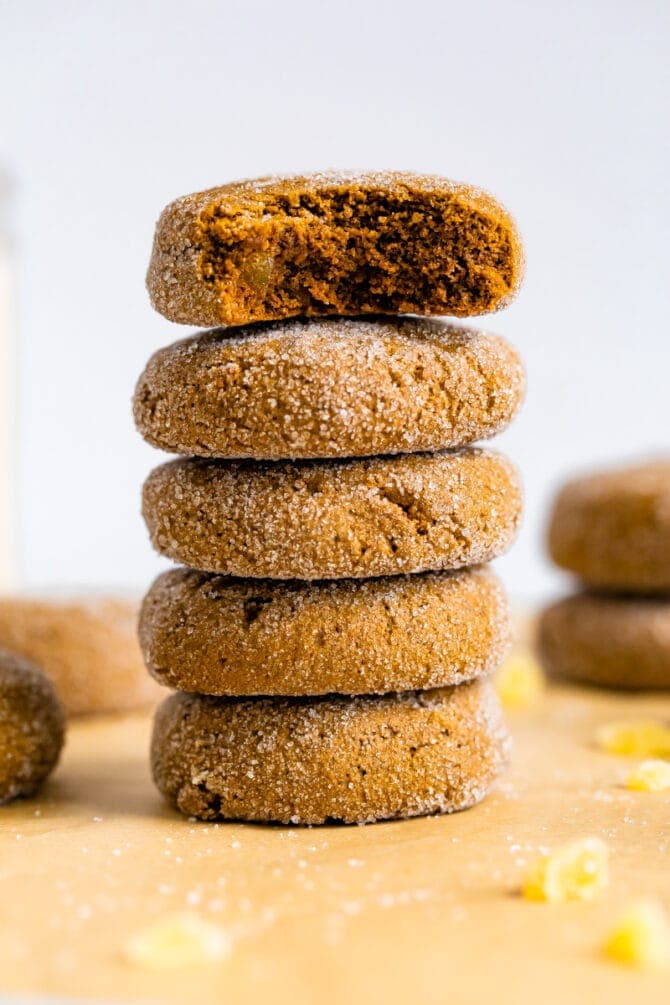 GlutenFree Gingersnap Cookies with Quinoa Flour Eating Bird Food