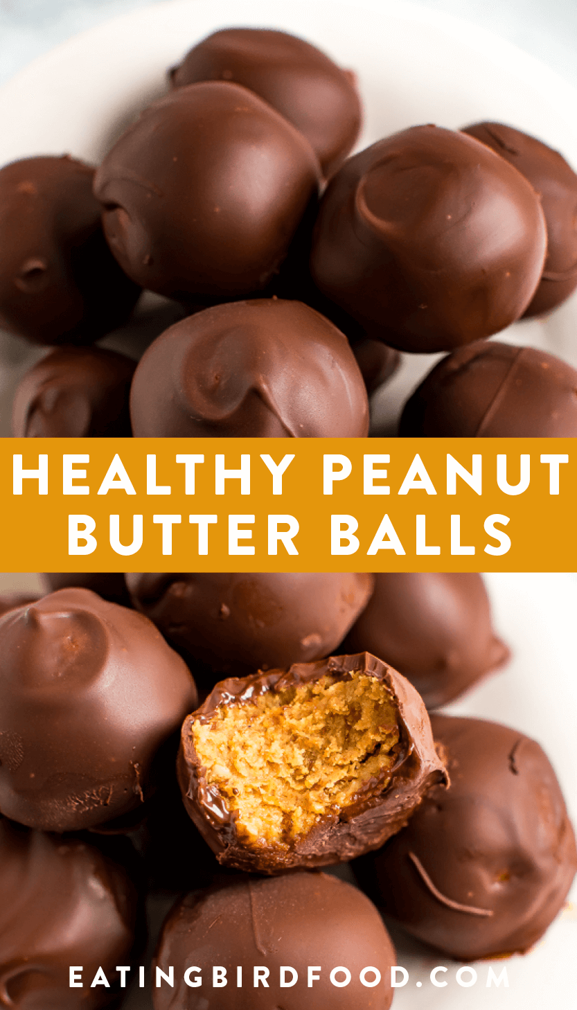 Healthy Peanut Butter Balls Made with 5 Ingredients