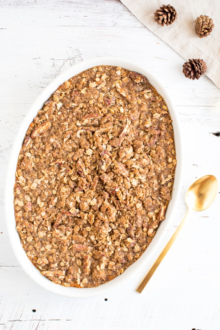 Sweet Potato Casserole Made Gluten-Free and Vegan | Eating Bird Food ...