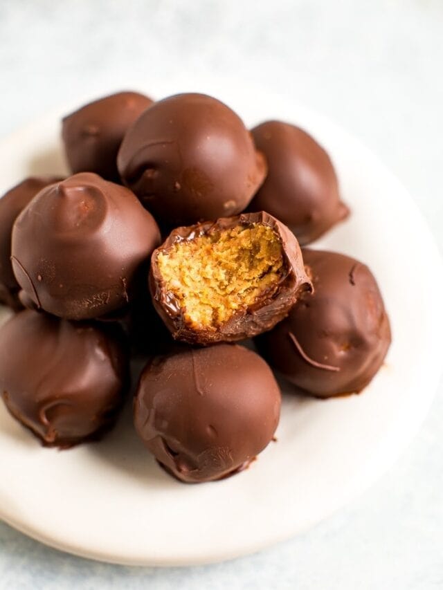 Healthy Peanut Butter Balls Eating Bird Food