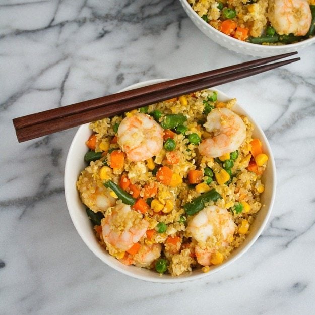 Weeknight Meal Shrimp Fried Quinoa