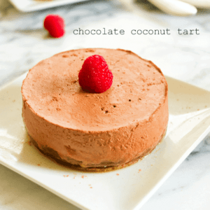 Paleo Chocolate Coconut Tart + Valentine's Day Desserts