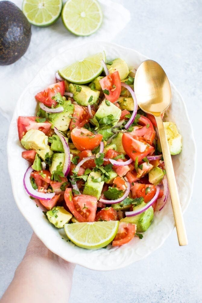 Guacamole Salad {Quick & Easy} Eating Bird Food