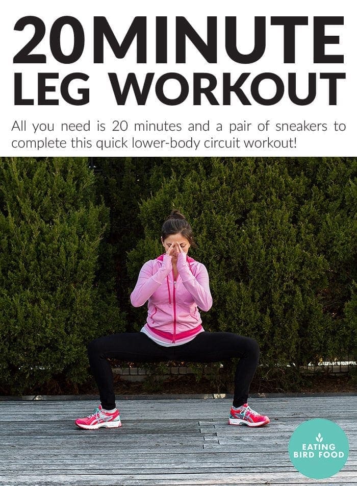 20 Minute Leg Workout (No Equipment Needed) 