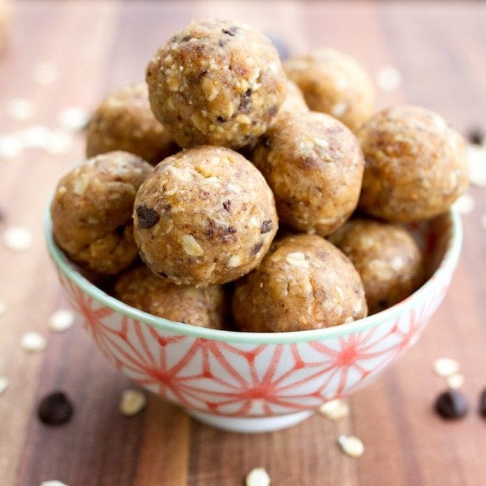 Easy Cookie Dough Protein Balls Eating Bird Food