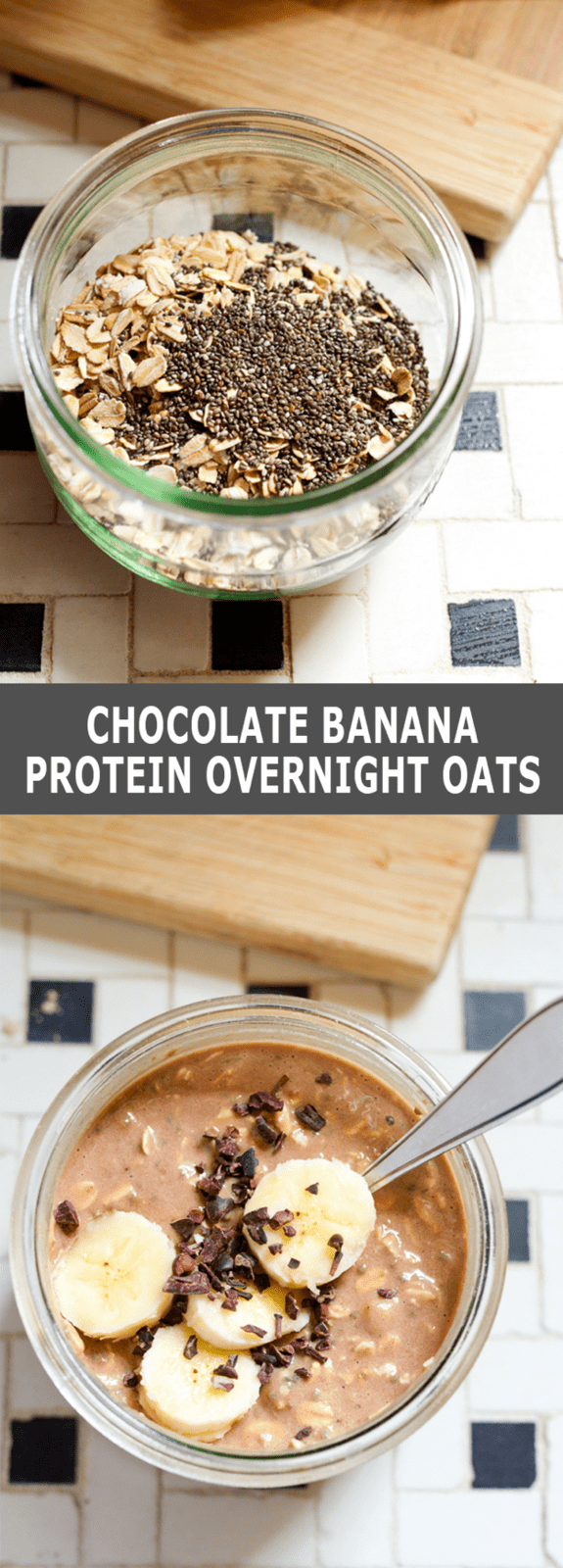 Chocolate Banana Overnight Oats