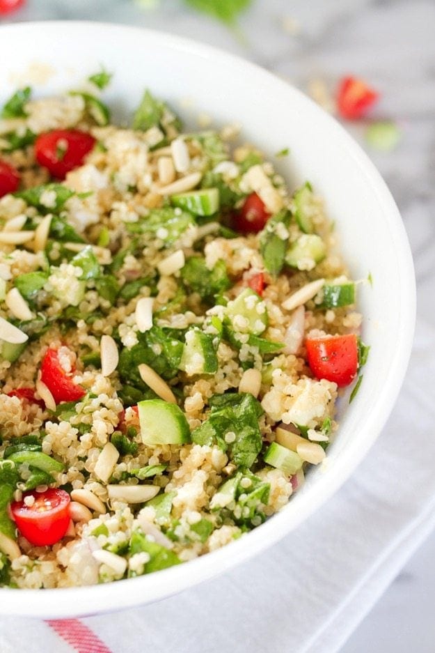 Greek Quinoa Salad for Summer