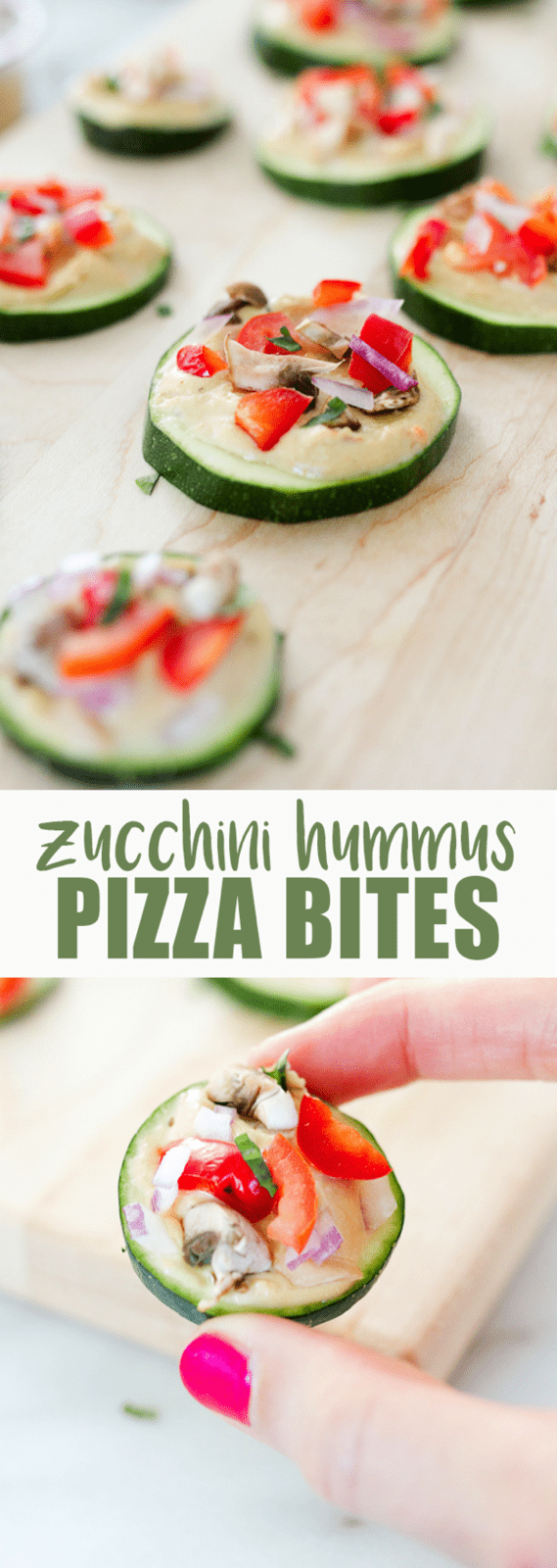 Zucchini Pizza Bites