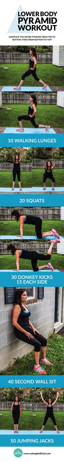 lower body pyramid workout