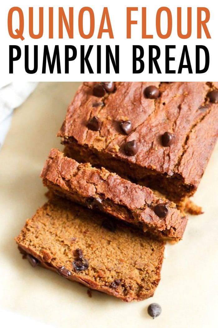 Quinoa Flour Pumpkin Bread (GlutenFree & Vegan)