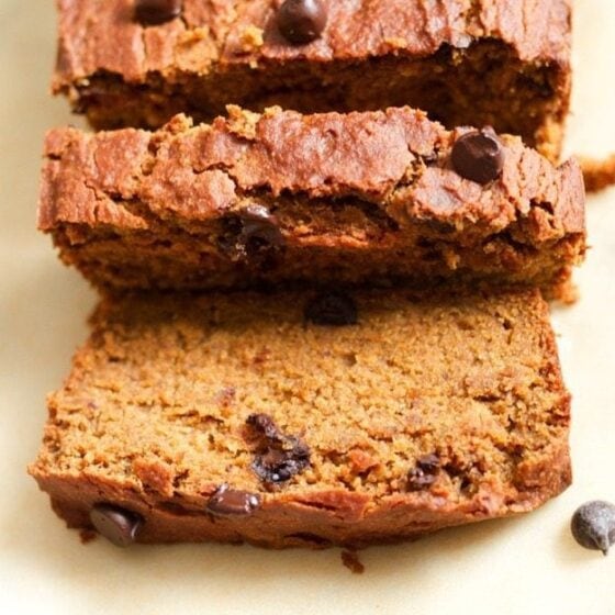 Quinoa Flour Pumpkin Bread (Gluten-Free & Vegan)