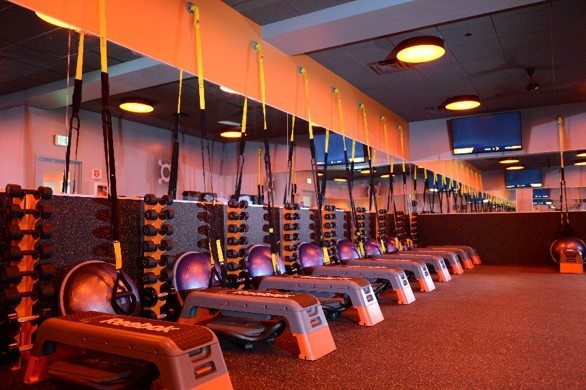 Orangetheory weight room