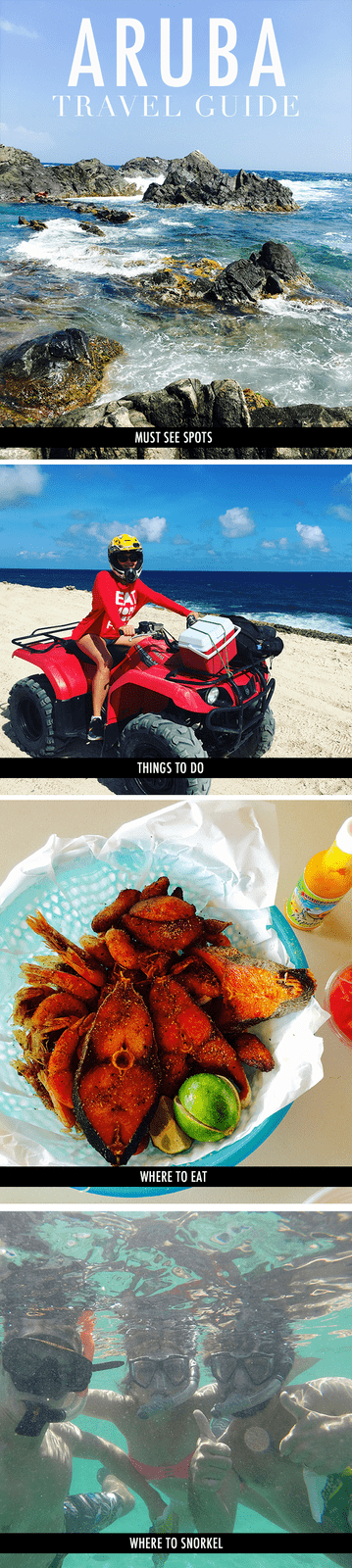 The Ultimate Aruba Travel Guide! Places to see, things to do, where to eat and where to snorkel.