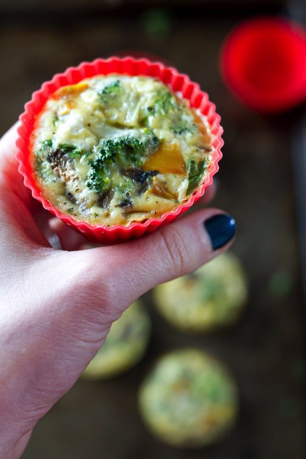 Healthy Baked Egg Cups Eating Bird Food