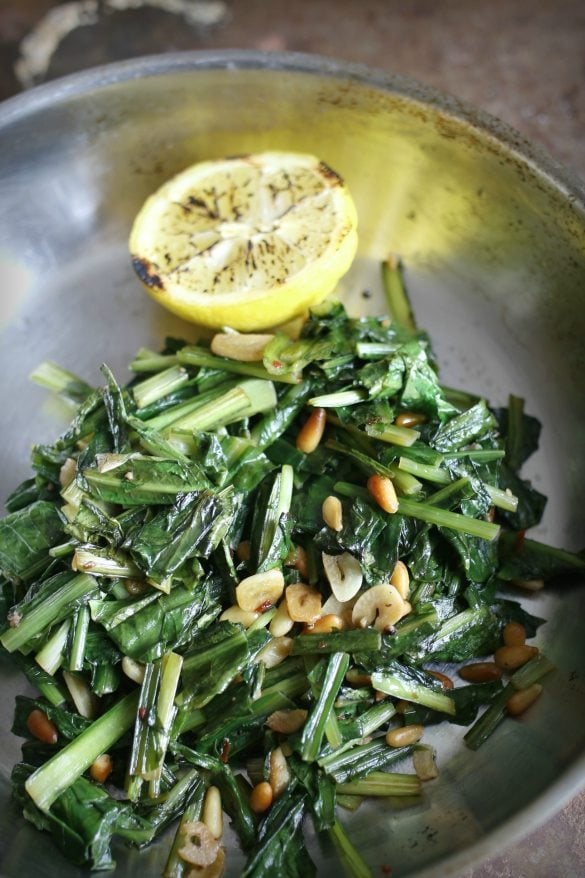 Cooked Dandelion Greens