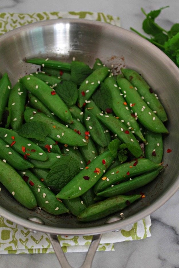 Sesame Sugar Snap Peas 01