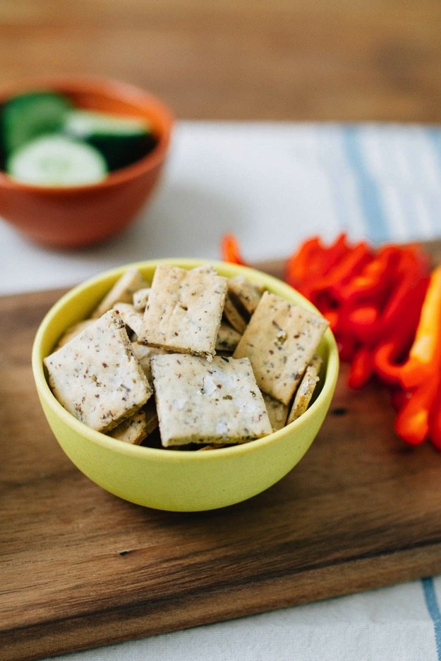 3 Ingredient Homemade Almond Crackers Eating Bird Food