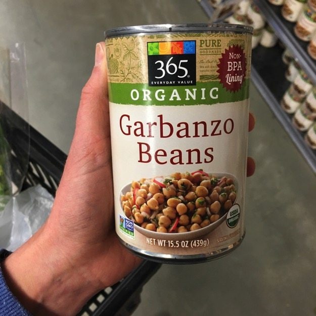 365 Whole Foods Store Brand Garbanzo Beans